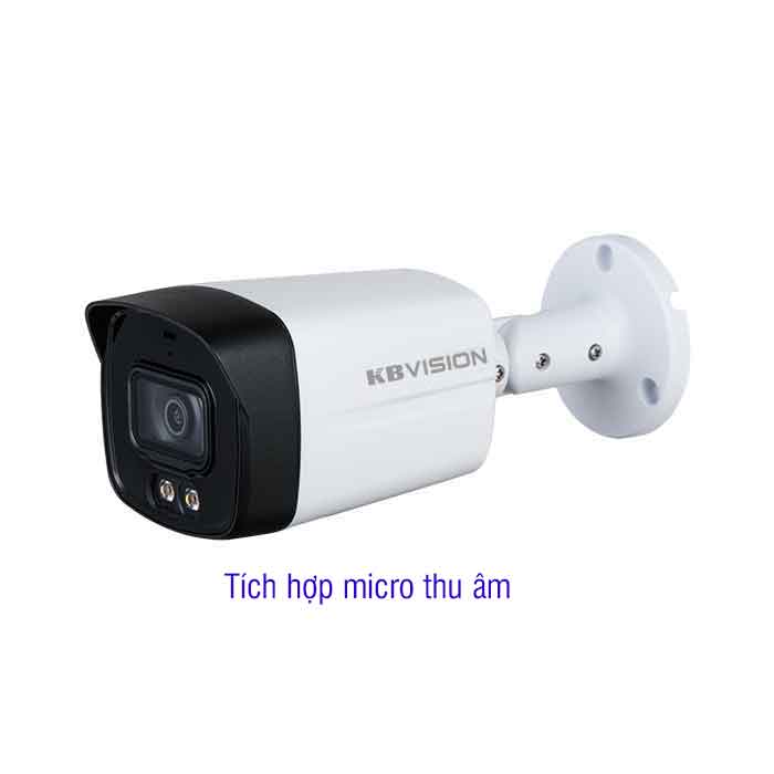 CAMERA KBVISION 2.0M KX-CF2203L-A , BAN ĐÊM CÓ MÀU - HỒNG NGOẠI 40M